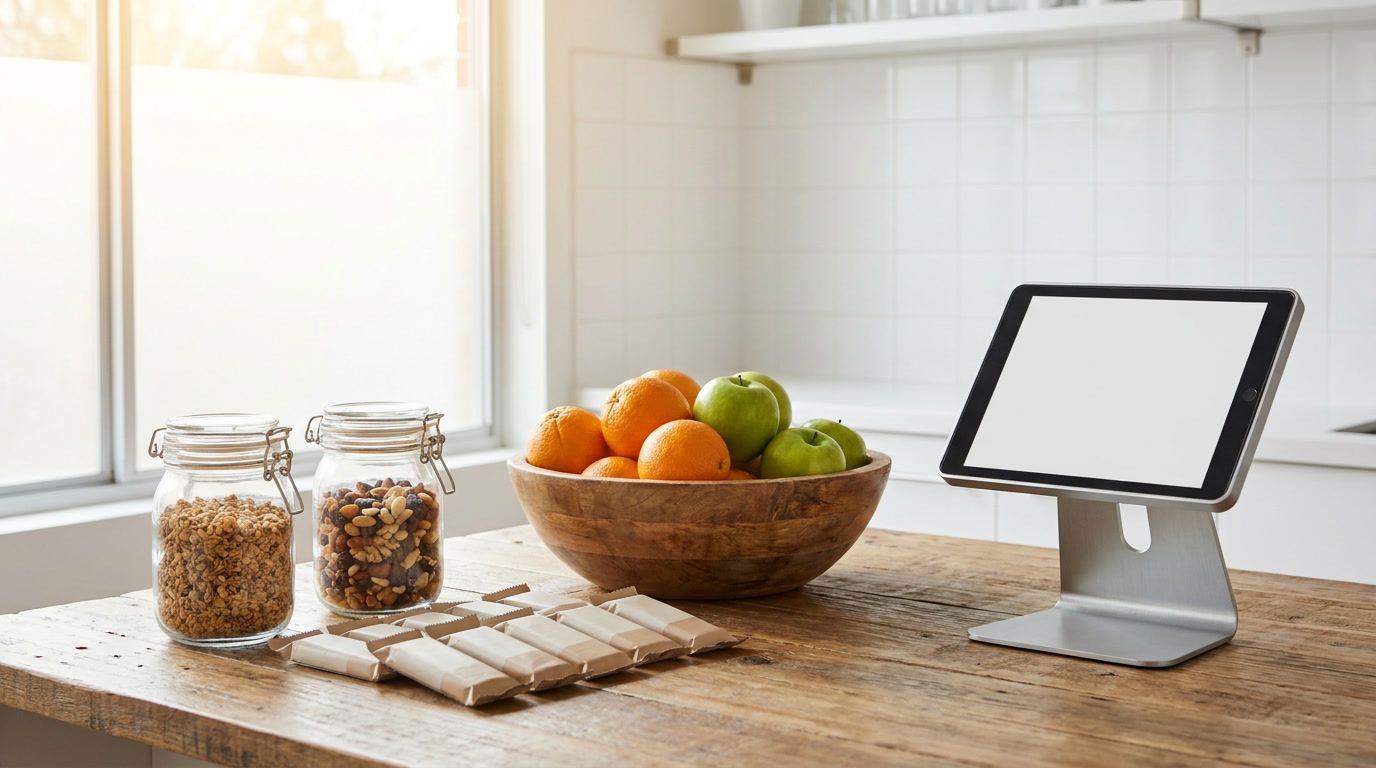 Fully stocked cashless pantry snack service for a Chicagoland office