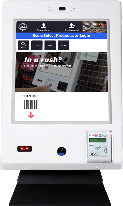 Self-checkout kiosk payment options